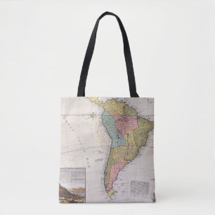 Antique Old Map Inspired (8) Tote Bag