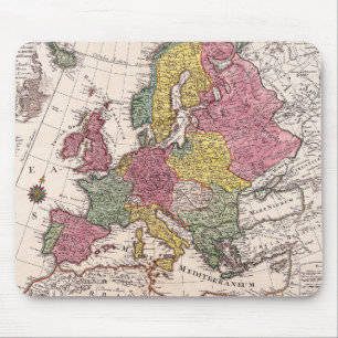 Antique Old Map Inspired (9) Mouse Pad