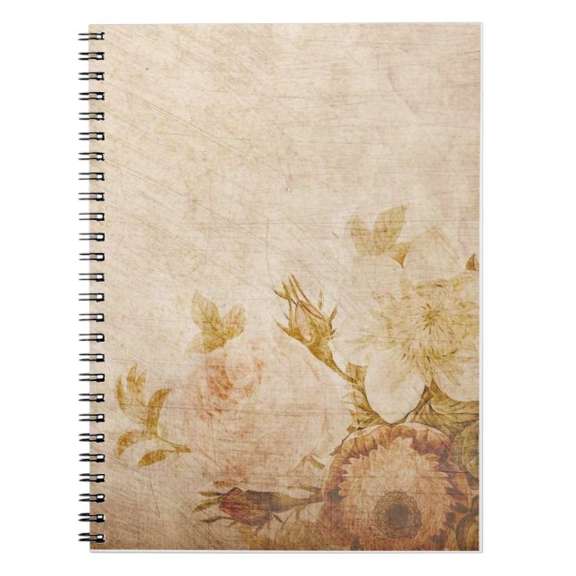 Antique Old Note Paper Notebook (Front)