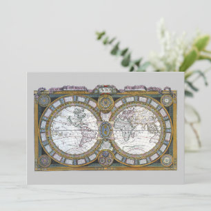 Antique Old World Map by Claude Auguste Berey