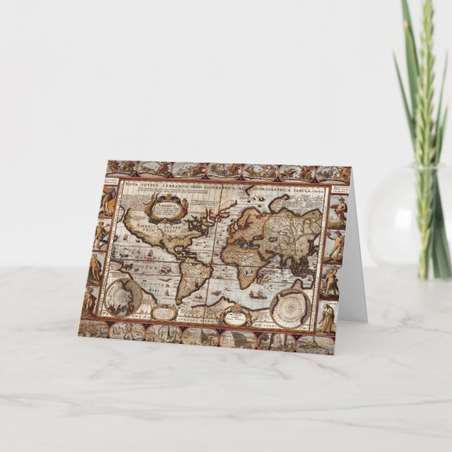 Antique Old World Map Card Series (Front)