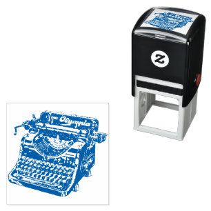 Antique Olympia Typewriter vintage typewriter junk Self-inking Stamp