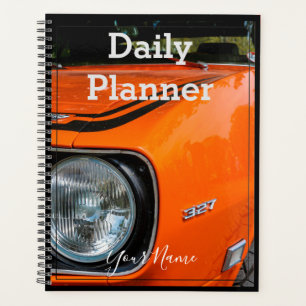 Antique Orange Car - Daily Planner- HAMbWG Planner
