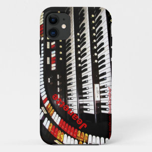 Antique Organ Keyboard, Name, iPhone 11 Case