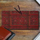Antique Oriental rug design Desk Mat<br><div class="desc">This desk mat rocks an antique Oriental rug print,  bringing some serious style to your workspace.  Alma Wad used her artistry by taking an illustration from a vintage book and giving it a stylish makeover for this item. Spice up your workspace with some cosy decor!</div>
