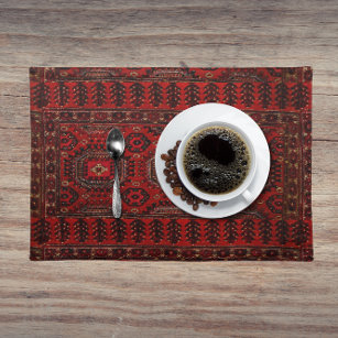 Antique Oriental rug design Placemat