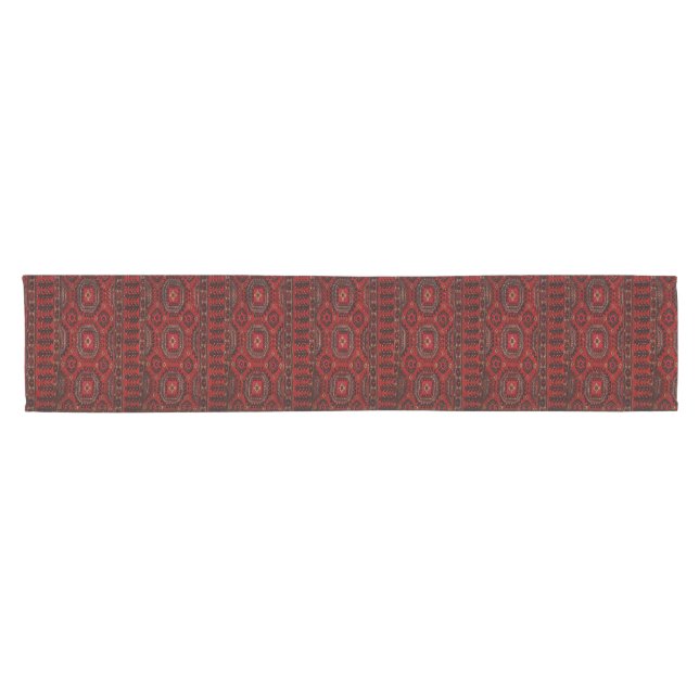 Antique Oriental rug design  Short Table Runner (Horizontal)