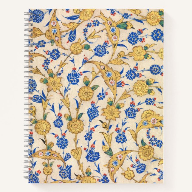 Antique Oriental Sultan Design Notebook (Front)