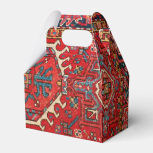 Antique Oriental Turkish Persian Carpet Favour Box