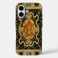 Antique Ornamental Italian Gemstone Pattern