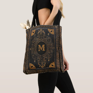 Antique Ornamental Tote with your Monogram Bag