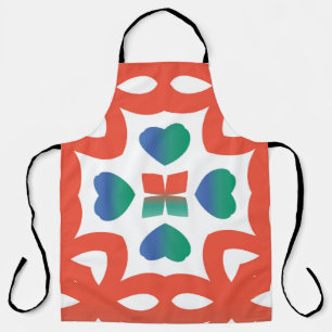 Antique ornate tiles talavera mexico. Fashionable Apron