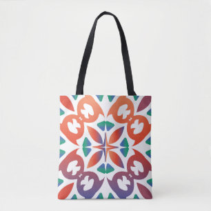 Antique ornate tiles talavera mexico. Geometric de Tote Bag