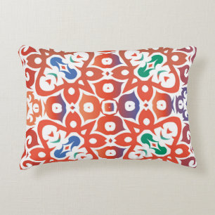 Antique ornate tiles talavera mexico. Hand drawn d Decorative Cushion