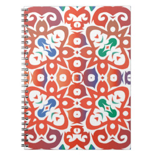 Antique ornate tiles talavera mexico. Hand drawn d Notebook