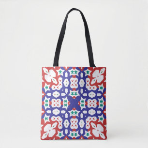 Antique ornate tiles talavera mexico. Minimal desi Tote Bag
