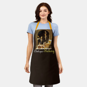 ANTIQUE OVEN  BAKER ,BAKERY BREAD SHOP ADULT APRON