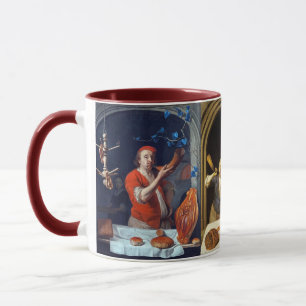 ANTIQUE OVEN  BAKER ,BAKERY BREAD SHOP MUG