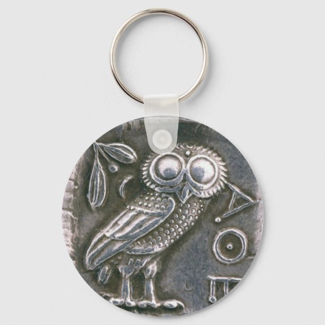 ANTIQUE OWL KEY RING (Front)