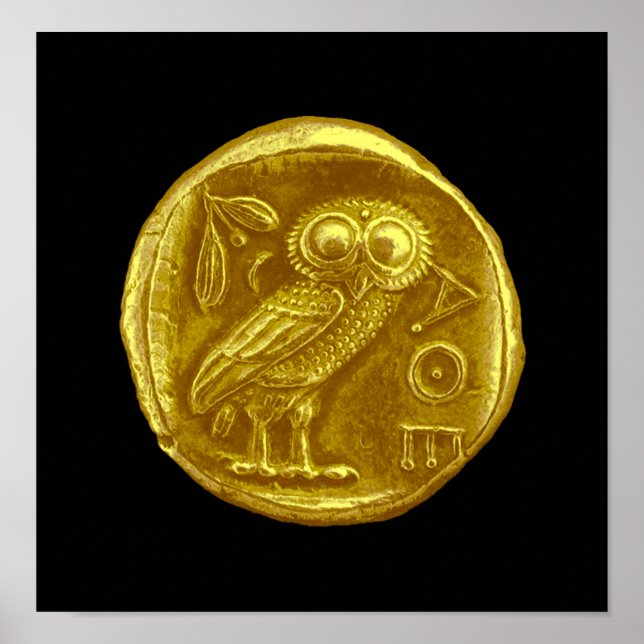 ANTIQUE OWL POSTER (Front)