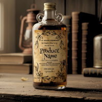 Antique paper Apothecary Style Labels