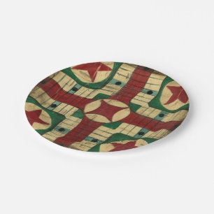 Antique Parcheesi Game Board by Ethan Harper Paper Plate
