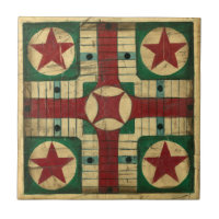 Antique Parcheesi Game Board by Ethan Harper