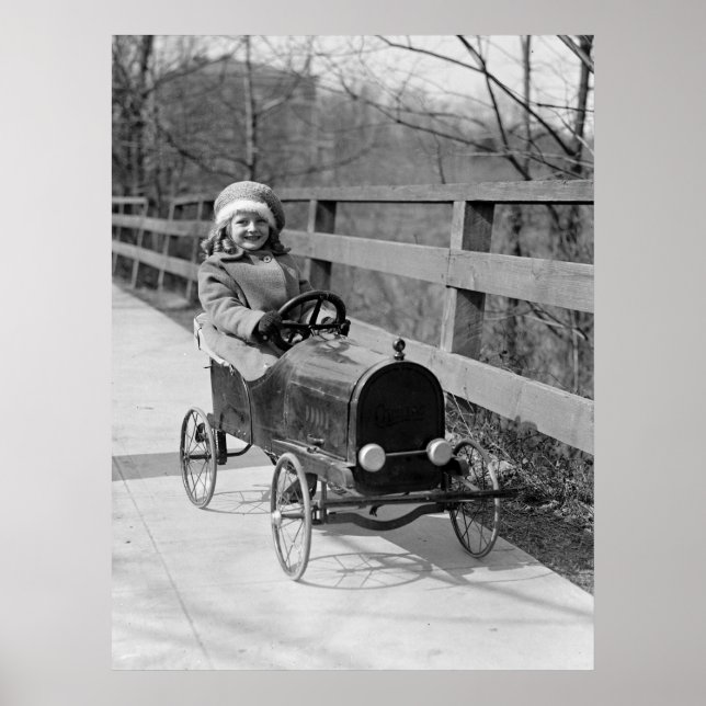 Antique Pedal Car, 1922 Poster (Front)
