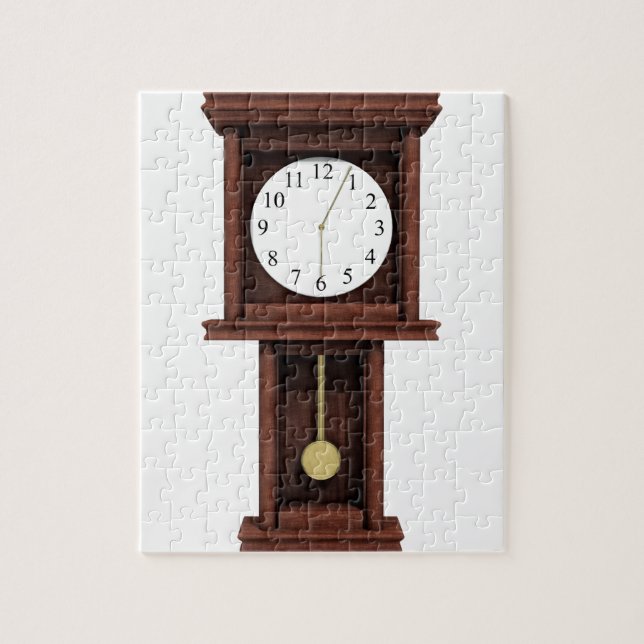 Antique Pendulum Clock Jigsaw Puzzle (Vertical)