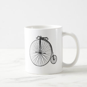 Antique Penny Farthing Bicycle Coffee Mug
