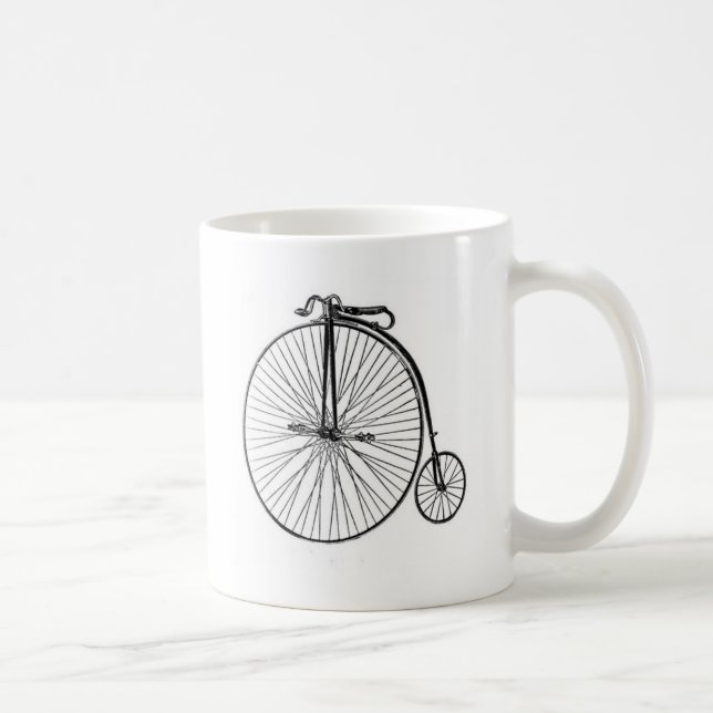 Antique Penny Farthing Bicycle Coffee Mug (Right)