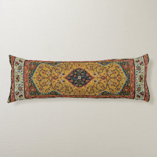 Antique Persian Carpet Elegant Design Body Cushion