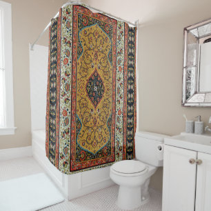 Antique Persian Carpet Elegant Design Shower Curtain