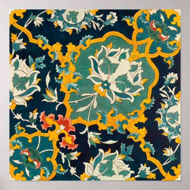 Antique Persian Ornament Poster (Front)