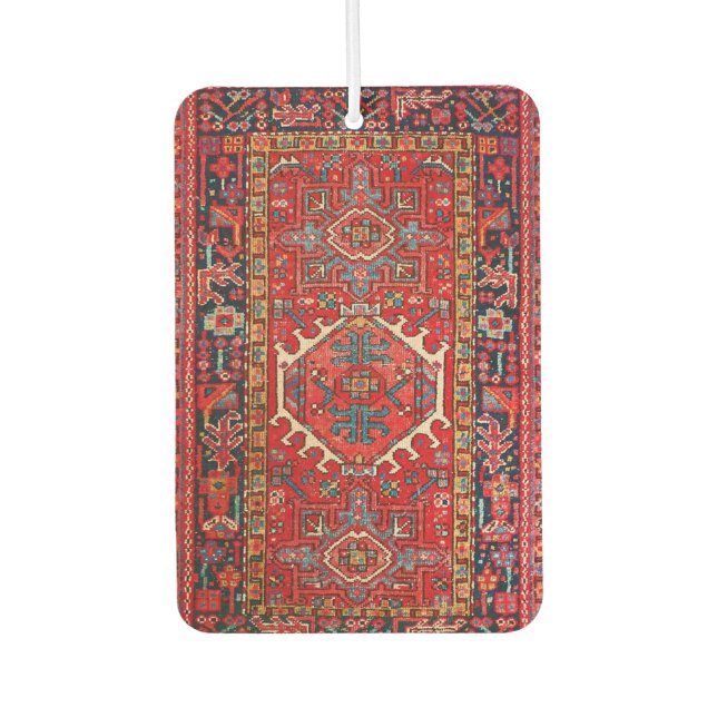 Antique Persian Pattern, Oriental  Car Air Freshener (Front)