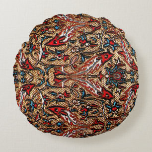 Antique Persian Pattern Round Cushion