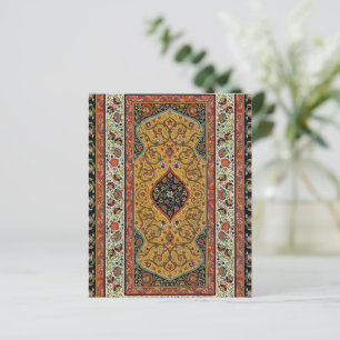Antique Persian Rich Carpet Elegant Rug Carpet