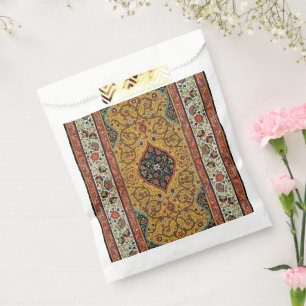 Antique Persian Rich Carpet Elegant Rug Carpet Favour Bag