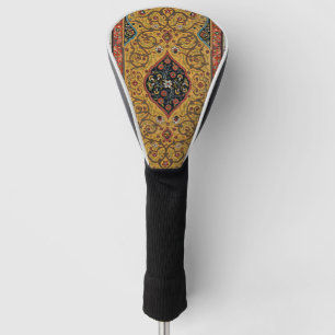 Antique Persian Rich Carpet Elegant Rug Carpet Golf Head Cover