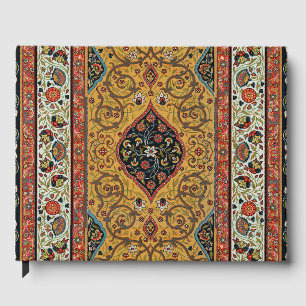 Antique Persian Rich Carpet Elegant Rug Carpet Guest Book
