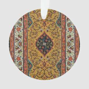 Antique Persian Rich Carpet Elegant Rug Carpet Ornament