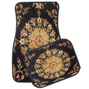Antique Persian , Turkish Carpet Car Mat