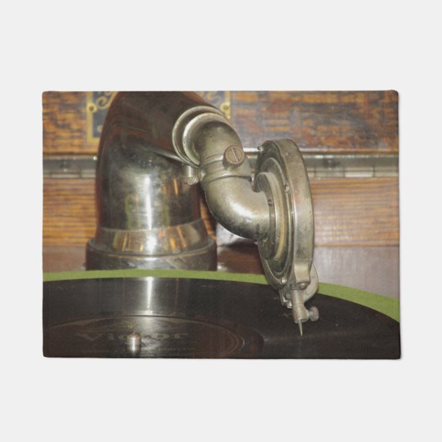 Antique Phonograph Doormat (Front)