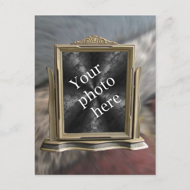 Antique Photo Frame 2 ~ postcard template (Front)