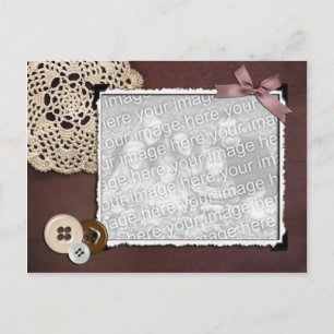 Antique Photo Frame Postcard