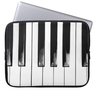Antique Piano Keys Laptop Sleeve