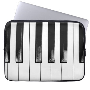 Antique Piano Keys Laptop Sleeve