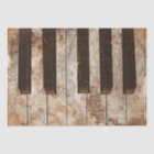 Antique Piano Keys Musician Decoupage Tissue Paper