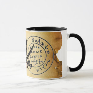ANTIQUE  PIRATES TREASURE MAP ,SKULL AND SWORDS MUG