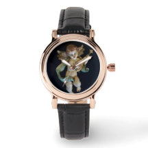 Antique Porcelain Angel Watch